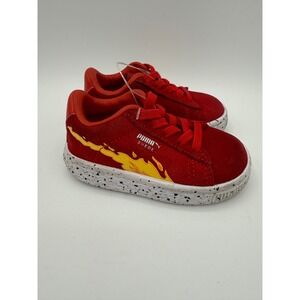 Puma Suede Paw‎ Patrol Toddler Sneakers Red Yellow Shoes